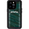 Michigan State University Jersey Grey iPhone 15 Pro Waterproof Case